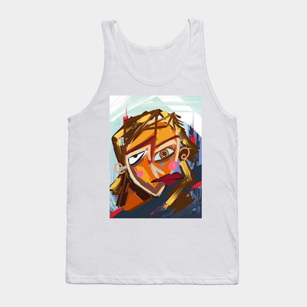 Abstract painting Tank Top by hdesign66